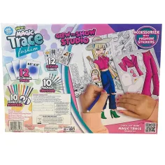 Magic Trace Studio: Olśniewające rysowanie - kreatywny zestaw do zabawy z modą zdjęcie 5