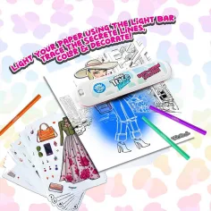Magic Trace Studio: Olśniewające rysowanie - kreatywny zestaw do zabawy z modą zdjęcie 6
