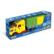Magic Truck Basic: Ciężarówka z przyczepą skrzyniową i światłem 80 cm - Wader