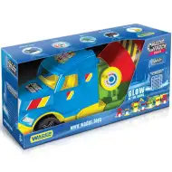 Magic Truck: Betoniarka z fluorescencyjnymi lampami 60cm - Wader