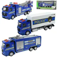 Magic Truck: Policyjna ciężarówka z napędem kinetycznym, różne wersje, 20 cm