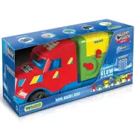 Magic Truck: Śmieciarka z fluorescencyjnymi światłami 60 cm - Wader