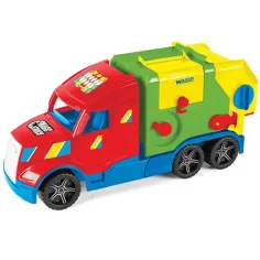 Magic Truck: Śmieciarka z fluorescencyjnymi światłami 60 cm - Wader zdjęcie 2