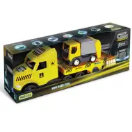 Magic Truck Technic: Ciężarówka ze śmieciarką i światłem 80cm - Wader