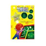 Magiczna tablica do pisania z szablonem i długopisem