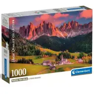 Magiczne Dolomity 1000-elementowe puzzle HQC z plakatem - Clementoni