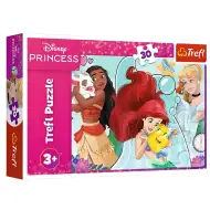 Magiczny świat księżniczek Disneya, puzzle 30 elementów – Trefl