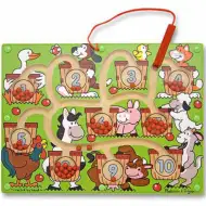 Magnetyczny labirynt do liczenia z drewna – zabawka edukacyjna Melissa &amp; Doug