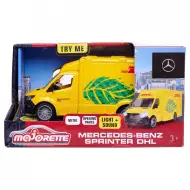 Majorette: Mercedes-Benz Sprinter DHL ze światłem i dźwiękiem - Simba Toys
