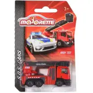 Majorette: Pojazdy S.O.S. w różnych wersjach strażackich lub policyjnych 1/64 - Simba toys
