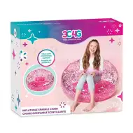 Make It Real: 3C4G błyszczący dmuchany fotel