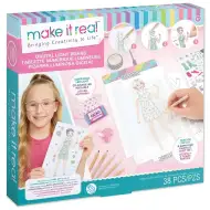 Make It Real: Kreatywna tablica projektanta mody z oświetleniem LED i szablonami
