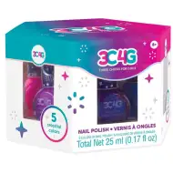 Make it Real: Zestaw 5 lakierów do paznokci z kolekcji niebiańskiej 3C4G