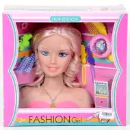 Manekin głowa lalki do czesania, blond