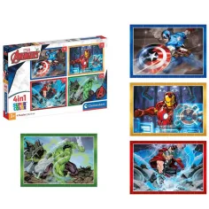 Marvel: Avengers 4 w 1 Supercolor puzzle - Clementoni zdjęcie 2