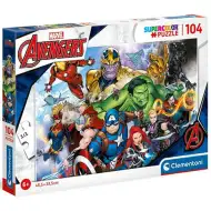 Marvel Avengers Supercolor 104-elementowa układanka - Clementoni