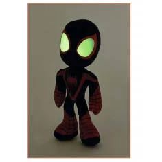 Marvel: Niesamowici Przyjaciele - Pluszowa figurka Spider-Man Miles Morales z świecącymi w ciemności oczami 25 cm zdjęcie 3