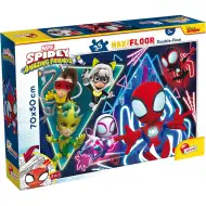 Marvel Spidey 2 w 1 maxi puzzle 35 elementów i kolorowanka 70x50 cm - Lisciani
