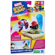 Marvel Stunt Squad: Kapitan Ameryka kontra Czaszka - zestaw do gry wyrzutniowej - Hasbro