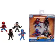Marvel: Zestaw 4 metalowych figurek Spider-Man 6,5 cm - Simba Toys