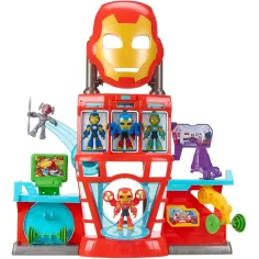 Marvel: zestaw do zabawy Kwatera główna Iron Mana z figurkami - Hasbro zdjęcie 3