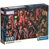 Marvel bohaterowie 1000-elementowe Compact puzzle 70x50cm - Clementoni