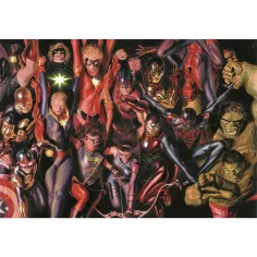 Marvel bohaterowie 1000-elementowe Compact puzzle 70x50cm - Clementoni zdjęcie 2