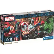 Marvelowi superbohaterowie panoramiczne puzzle 1000 elementów 98x33 cm - Clementoni