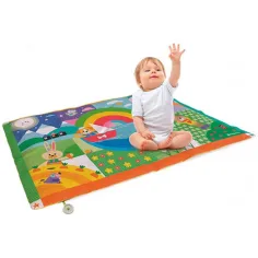 Mata edukacyjna ze zwierzętami 135x90cm - Clementoni baby zdjęcie 2