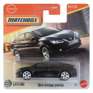 Matchbox: 2016 Nissan Sentra czarny samochodzik 1/64 - Mattel