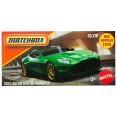 Matchbox: 2025 Aston Martin Vanquish zielony samochodzik w papierowym opakowaniu 1/64 – Mattel