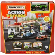 Matchbox: Action Drivers Stacja Benzynowa zestaw do zabawy - Mattel