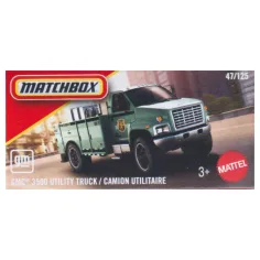 Matchbox GMC 3500 Utility Truck zielony samochodzik 1/64 – Mattel