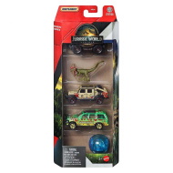 Matchbox Jurassic World Adventure Seekers zestaw 5 samochodzików – Mattel