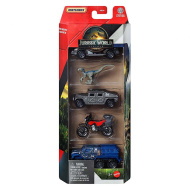 Matchbox Jurassic World Dino Capture Team zestaw 5 samochodzików – Mattel
