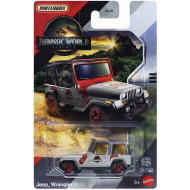 Matchbox Jurassic World: Jeep Wrangler samochodzik 1/64 - Mattel