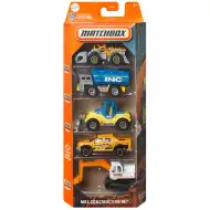 Matchbox: MBX Construction VII zestaw 5 samochodzików – Mattel