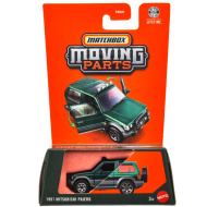 Matchbox: Moving Parts - 1991 Mitsubishi Pajero zielony samochodzik z otwieranymi elementami 1/64 - Mattel