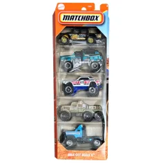 Matchbox: Off Road II. zestaw 5 samochodzików 1/64 - Mattel