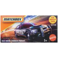 Matchbox: Samochodzik 2023 Dodge Charger Pursuit w pudełku kartonowym 1/64 - Mattel