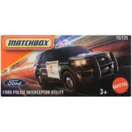 Matchbox: Samochodzik Ford Police Interceptor Utility w pudełku kartonowym 1/64 - Mattel