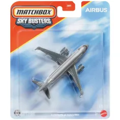 Matchbox Sky Busters: model samolotu Airbus A320neo w skali 1:64 – Mattel