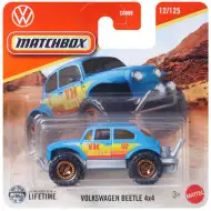 Matchbox: Volkswagen Beetle 4x4 niebieski samochodzik 1/64 - Mattel