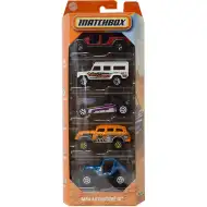Matchbox: Zestaw 5 samochodzików MBX Adventure IV - Mattel