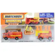 Matchbox: Zestaw Hazard Squad z przyczepą 1/64 - Mattel