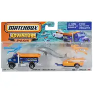 Matchbox: Zestaw Rapids Rescue z samochodzikiem i przyczepą 1/64 - Mattel
