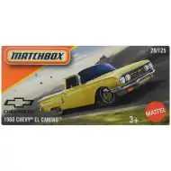 Matchbox: Żółty samochodzik 1960 Chevy El Camino w skali 1/64 w pudełku kartonowym - Mattel