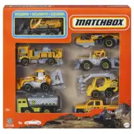 Matchbox: zestaw 8 małych samochodzików z pojazdami budowlanymi - Mattel