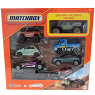 Matchbox: zestaw 8 samochodzików z ekskluzywnym autem ratowniczym GHE-O - Mattel