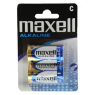 Maxell: Bateria alkaliczna typu baby 1,5V LR14, 2 sztuki w opakowaniu blisterowym